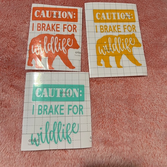 I Brake For Wildlife Vinyl Decal 🐻 - Picture 2 of 4